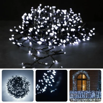 Afbeelding van Cheqo® LED Kerstverlichting Kerstboomverlichting Kerstlampjes 240 LED&#039;s 18 Meter Waterdicht Energiezuinig Binnen en Buiten