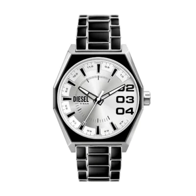 Afbeelding van Diesel heren Scraper horloge DZ2195 in de kleur Zilver