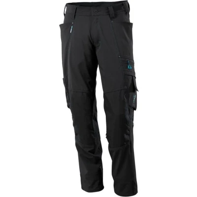 Afbeelding van Mascot Advanced Stretch Werkbroek met Kniezakken C46 76cm 09 Zwart