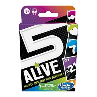 Afbeelding van 5 Alive, snel kaartspel voor kinderen, grappig spel het gezin, vanaf 8 jaar (Franse versie)