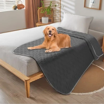 Afbeelding van BAIFULAI Waterdichte hondendeken, 180 x 75 cm, antislip mat en kattenmat, bank /bedbescherming voor grote kleine honden, omkeerbare beschermingsdeken