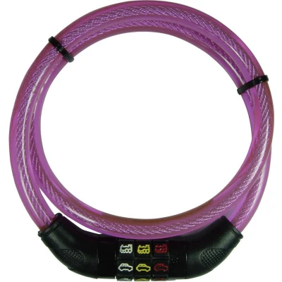 Afbeelding van Security Plus fietsslot CSL80Pink, fietsslot, fiets accessoires