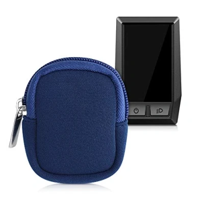 Afbeelding van kwmobile hoesje voor e bike display Waterdichte cover elektrische fiets Van neopreen in donkerblauw