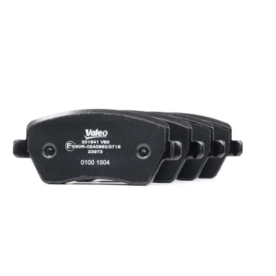 Afbeelding van VALEO 301641 Remblokkenset FIRST Vooras Excl. slijtage waarschuwingscontact Met anti kreukplaat RENAULT: Clio 3, III Grandtour, 4