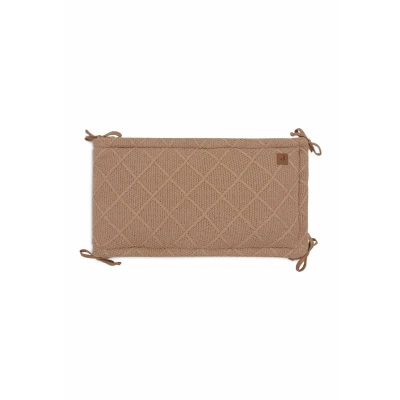 Afbeelding van Jollein Boxbumper 180x30cm Check Knit Biscuit