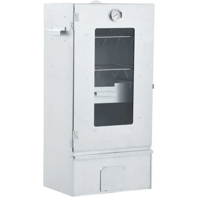 Afbeelding van BBQ rookoven met 1 kg houtsnippers 44,5x29x83 cm