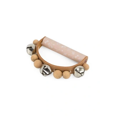 Afbeelding van Label Hand Tamboerijn Hout Pink
