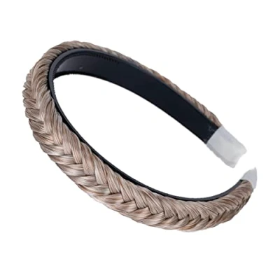 Afbeelding van PRETTYSHOP Haarband Met Vlecht Haarstukje Haarlint Blond Mix HHR5