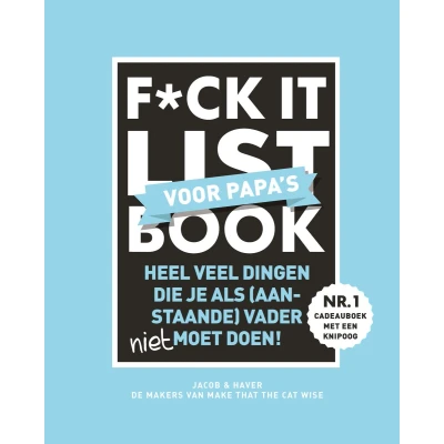 Afbeelding van F*ck it list Book voor papa&#039;s