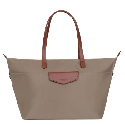 Afbeelding van Hexagona POP Handtas, Dames, Maat: One Size, Taupe