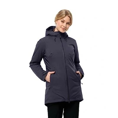 Afbeelding van Jack Wolfskin Stirnberg INS Outdoorjas, Dames, Maat: XS, Graphite