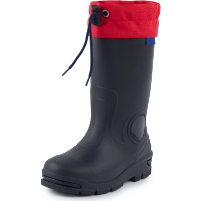 Afbeelding van Ladeheid LA RB 487 Dames Regenlaarzen Rubber Hoog Waterdicht PVC Marineblauw/Zwart 27