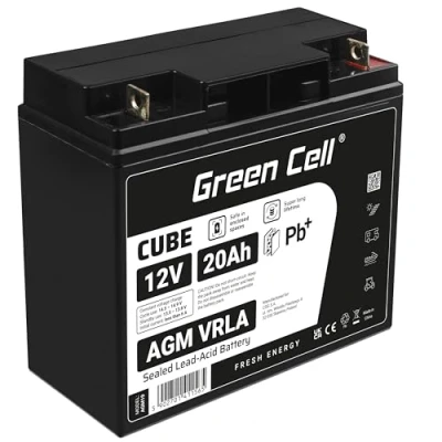 Afbeelding van Batterij voor Ononderbreekbaar Stroomvoorzieningssysteem SAI Green Cell AGM10 20000 mAh 12 V