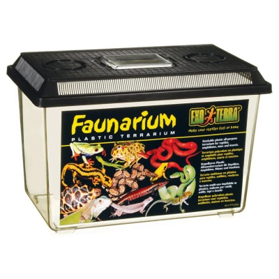 Afbeelding van Exo Terra Terrarium Faunarium L Zwart Terraria 37x22x25 cm