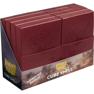 Afbeelding van Dragon Shield Cube Shell Blood Red (8 stuks)