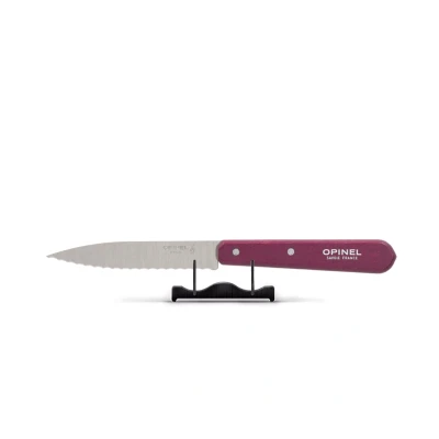 Afbeelding van Opinel Kartelmes N113, Paars 10 cm