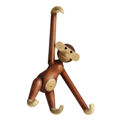 Afbeelding van Kay Bojesen Monkey Small Ornament 20 Cm Bruin