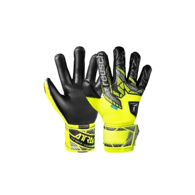 Afbeelding van Reusch Attrakt Duo keepershandschoenen antislip en ademende voetbalhandschoenen voor volwassenen mannen vrouwen, geschikt alle weersomstandigheden veldoppervlakken