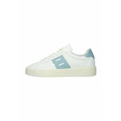Afbeelding van Blackstone SKARN RAY White Light Blue Sneaker (low) Vrouw Maat: 37