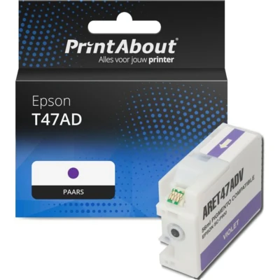 Afbeelding van Huismerk Epson T47AD Inktcartridge Paars