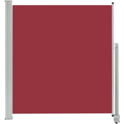 Afbeelding van vidaXL Tuinscherm uittrekbaar 140x300 cm rood