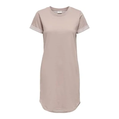 Afbeelding van JDY LIFE NOOS Jerseyjurk, Dames, Maat: Small, Adobe rose