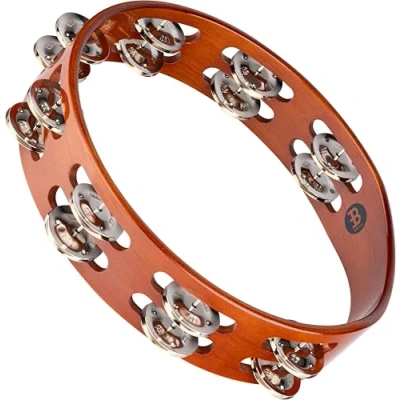 Afbeelding van Meinl Hand Tambourine TA2AB, Steel Jingles Tamboerijn