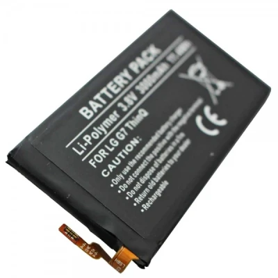 Afbeelding van Accu geschikt voor LG G7 ThinQ, Li Polymer, 3.8V, 3000mAh, 11.4Wh, ingebouwd, zonder gereedschap