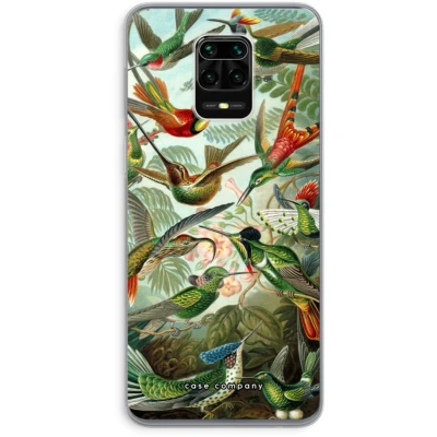 Afbeelding van Case Company® hoesje geschikt voor Xiaomi Redmi Note 9 Pro Haeckel Trochilidae Soft Cover Telefoonhoesje Bescherming aan alle Kanten en Schermrand