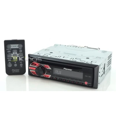Afbeelding van Pioneer CD/CD R/RW speler, MP3/Wma/Wav AM/FM USB/AUX ingang MIXTRAX en booghouder, stereo ontvanger voor de auto, afneembare frontplaat