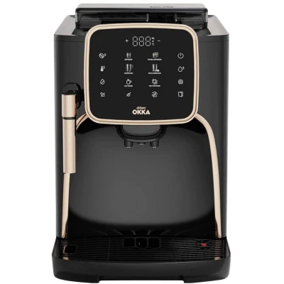 Afbeelding van arzum OK0030 0400 Koffiezetapparaat Brons Met melkopschuimer