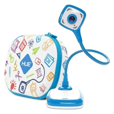 Afbeelding van HUE HD Pro: documentviewer en flexibele USB videoconferentiecamera (blauw) met draagtas (wit)