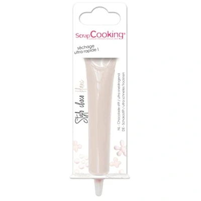 Image de SCRAP COOKING Stylo Choco Blanc Crayon Alimentaire Pâtisserie 25 g Décoratif Comestible Écrire &amp; Dessiner sur Desserts, Gâteaux Biscuits Noël Anniversaire 6800
