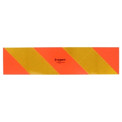 Afbeelding van Waarschuwing/informatie paneel met diagonale strepen (set 2Stk.)