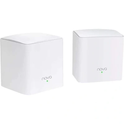 Image de Tenda Nova MW5C Système Wi Fi (2 routeurs) jusqu&#039;à 2500 pieds carrés maillage GigE 802.11a/b/g/n/ac Bi bande