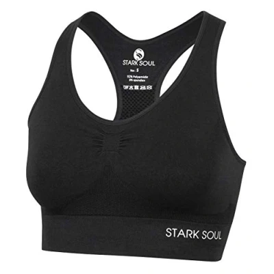Afbeelding van STARK SOUL Bra Light Support dames sportbeha dubbellaags maat S, M en L