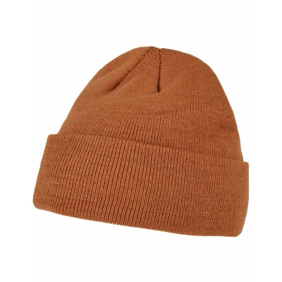 Afbeelding van Build your Brand Heavy Knit Beanie BY001 Camel