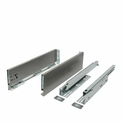 Afbeelding van Zelfbouwlade Strong Max Softclose, ladehoogte 121 mm antraciet
