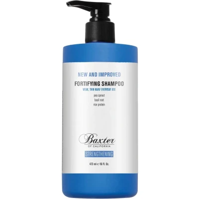 Afbeelding van Baxter of California Dagelijkse versterkende shampoo versterkt en herstelt hoofdhuid haaruitval, douchebenodigdheden voor mannen, zonder parabenen, 473 ml