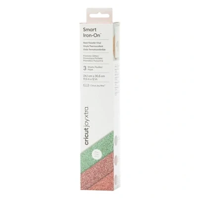 Afbeelding van Cricut Smart Iron On Joy Xtra Folieset Snijbreedte 30.5 cm Koraal, Munt, Rood goud