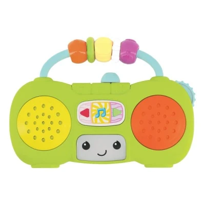 Afbeelding van Infantino Pretend Mini Boombox Music &amp; Light