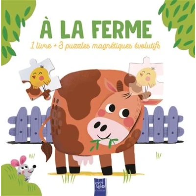 Image de A la ferme Livre et puzzle