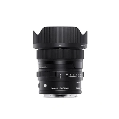 Image de Objectif hybride Sigma 24mm f/2 DG DN Contemporary noir pour Sony FE