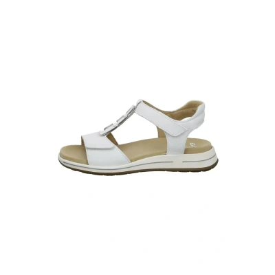 Afbeelding van ara Osaka Sandalen met plateauzool weiß, Dames, Maat: 37, Weiß Leer