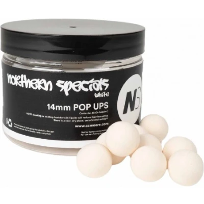 Afbeelding van CC Moore NS1 Pop ups White 14mm (45 stuks)