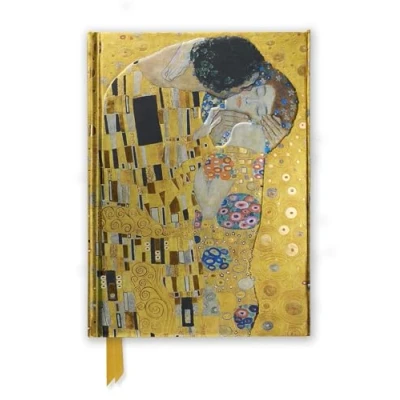 Image de Gustav Klimt: The Kiss (Foiled Journal): Unser hochwertiges, liniertes Blankbook mit festem, künstlerisch geprägtem Einband und Magnetverschluss: 3