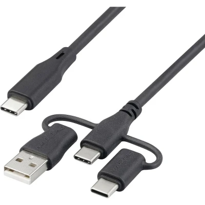 Afbeelding van Renkforce USB laadkabel 2.0 C 1.50 m Zwart RF 6615908