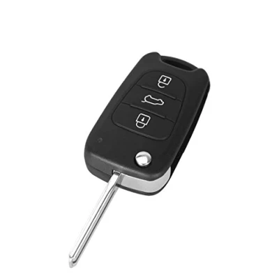 Afbeelding van Sleutelhoes voor Hyundai i20 ix20 i30 ix35 Elantra Veloster KIA Ceed Picanto Rio Soul Sportage Venga 3 toetsen Phonillico®