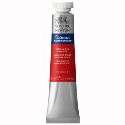 Afbeelding van Winsor &amp; Newton Cotman Aquarelle Tube 21ml Rouge De Cadmium Foncé Imitation