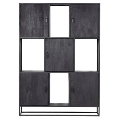 Afbeelding van Giga Meubel Wandkast Mangohout 5 deurs 150x40x210cm Jenny